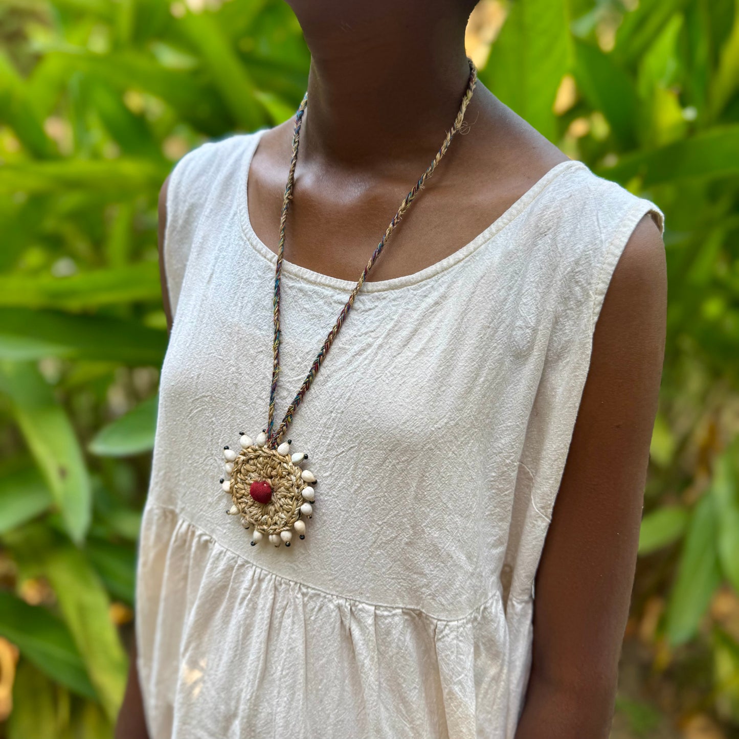 Sara Necklace with Model