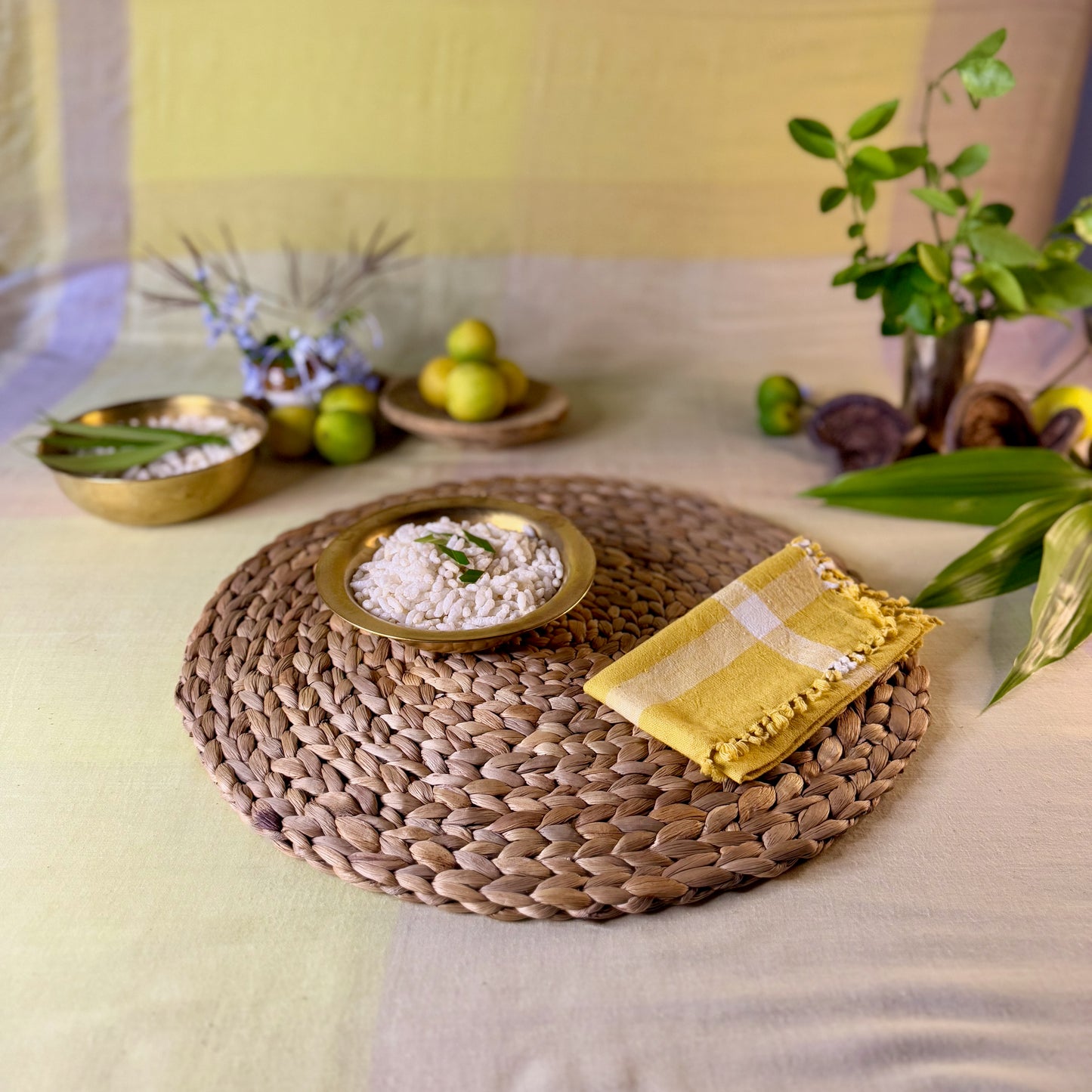 water hyacinth placemat