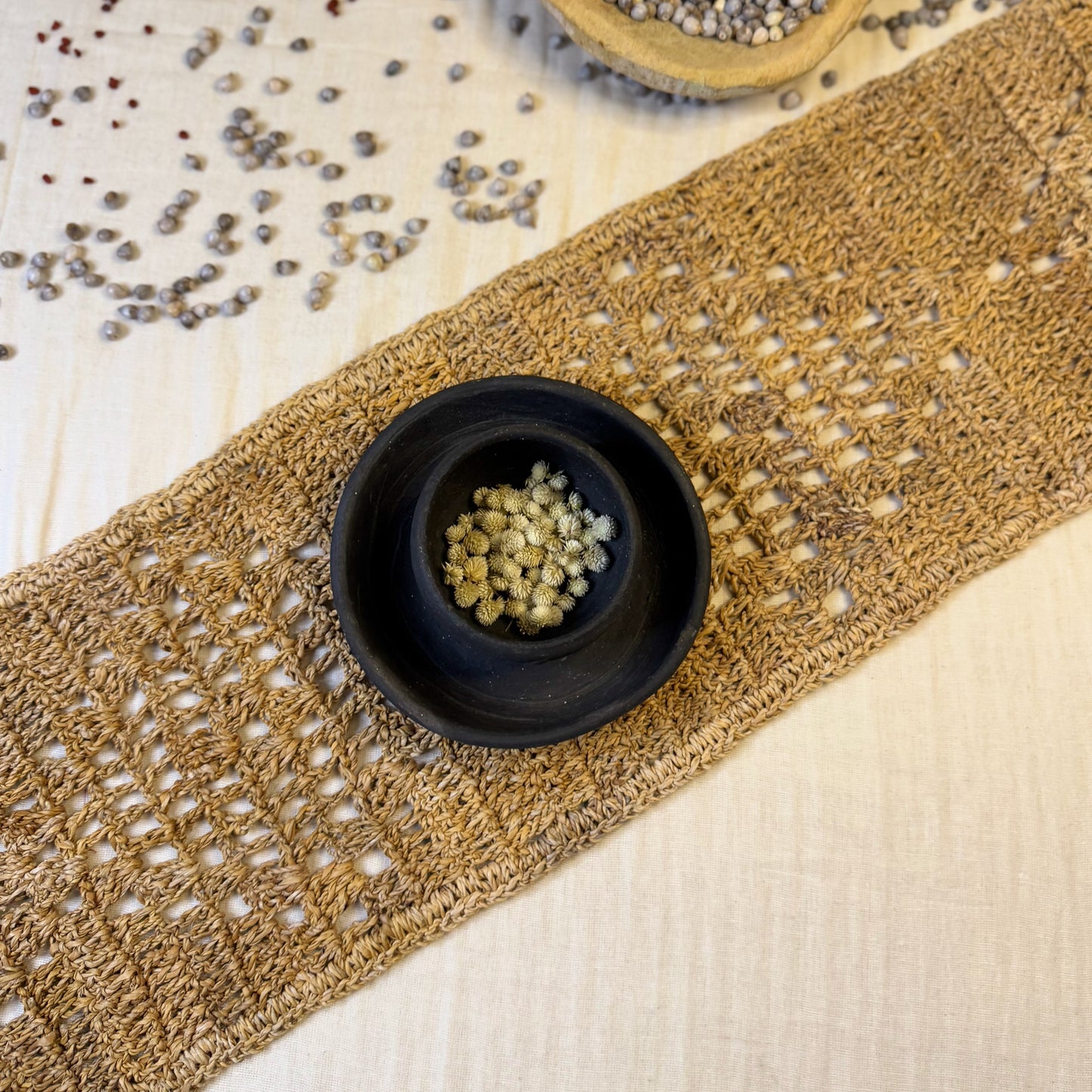 Tricon Banana Fiber Table Runner