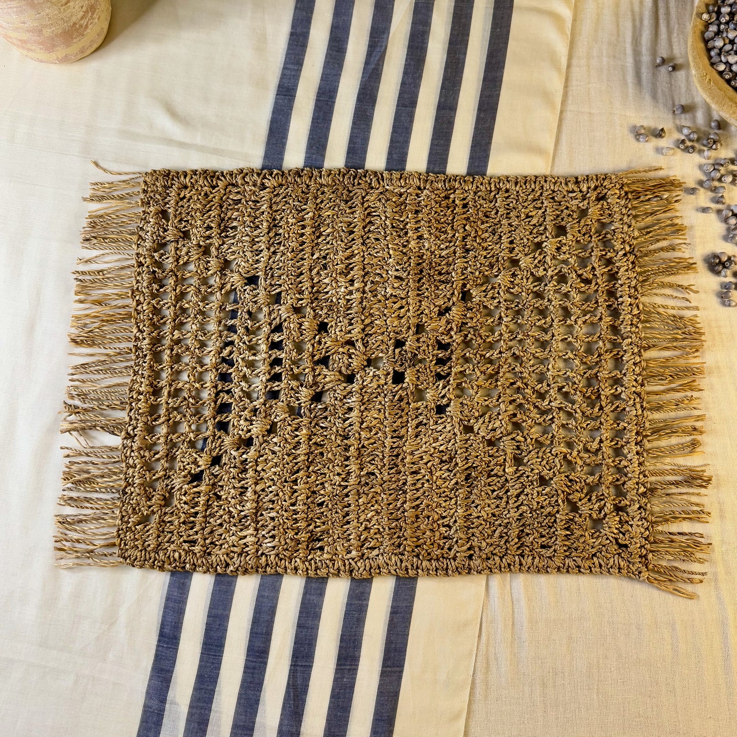 Small Banana Fiber Table Mat