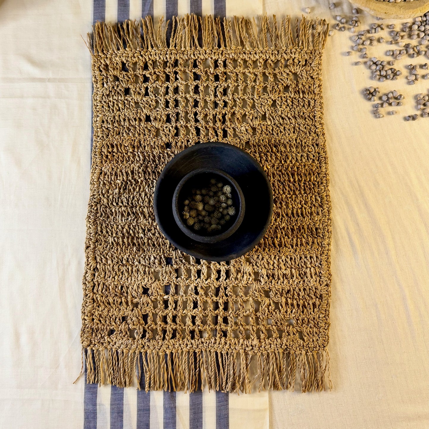 Small Banana Fiber Table Mat