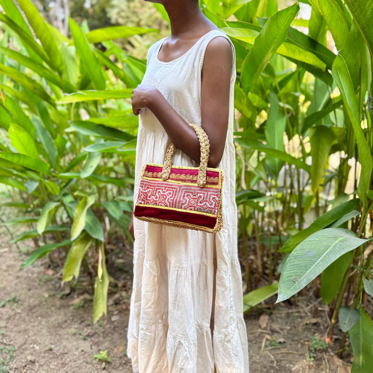 Small Banjara bag with model