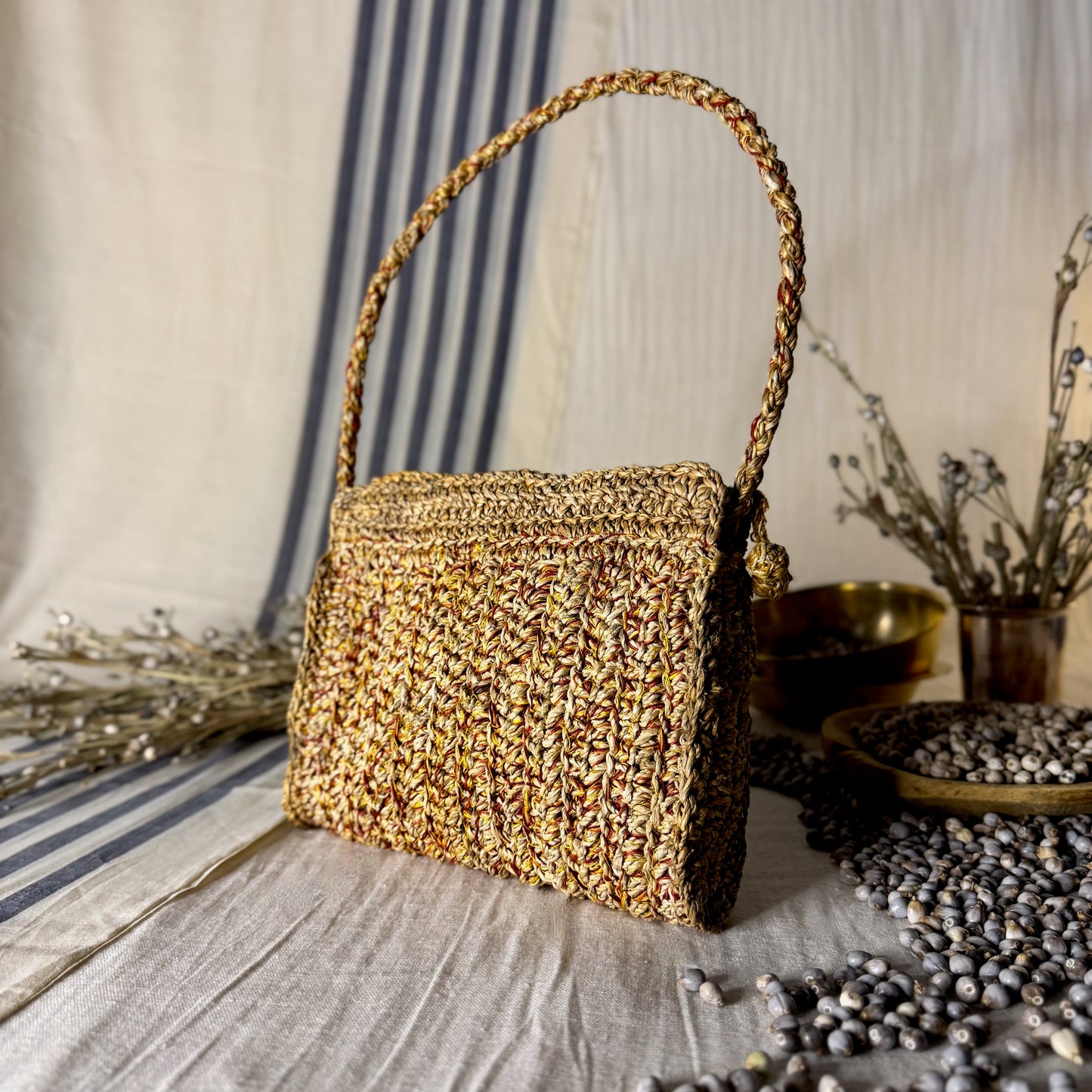 Colored threads bag