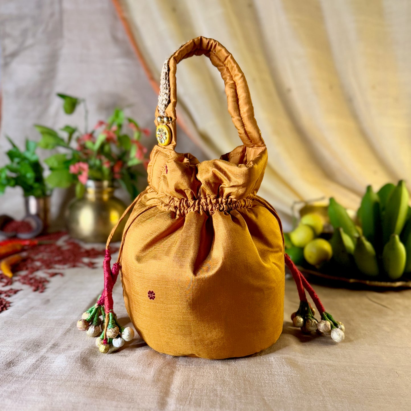 Gold Potli Bag