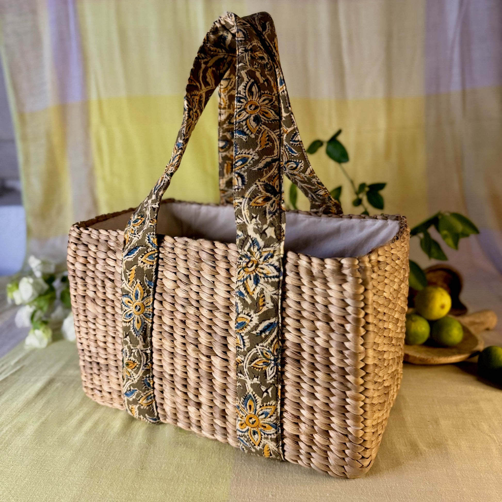Large Water Hyacinth Basket Bag