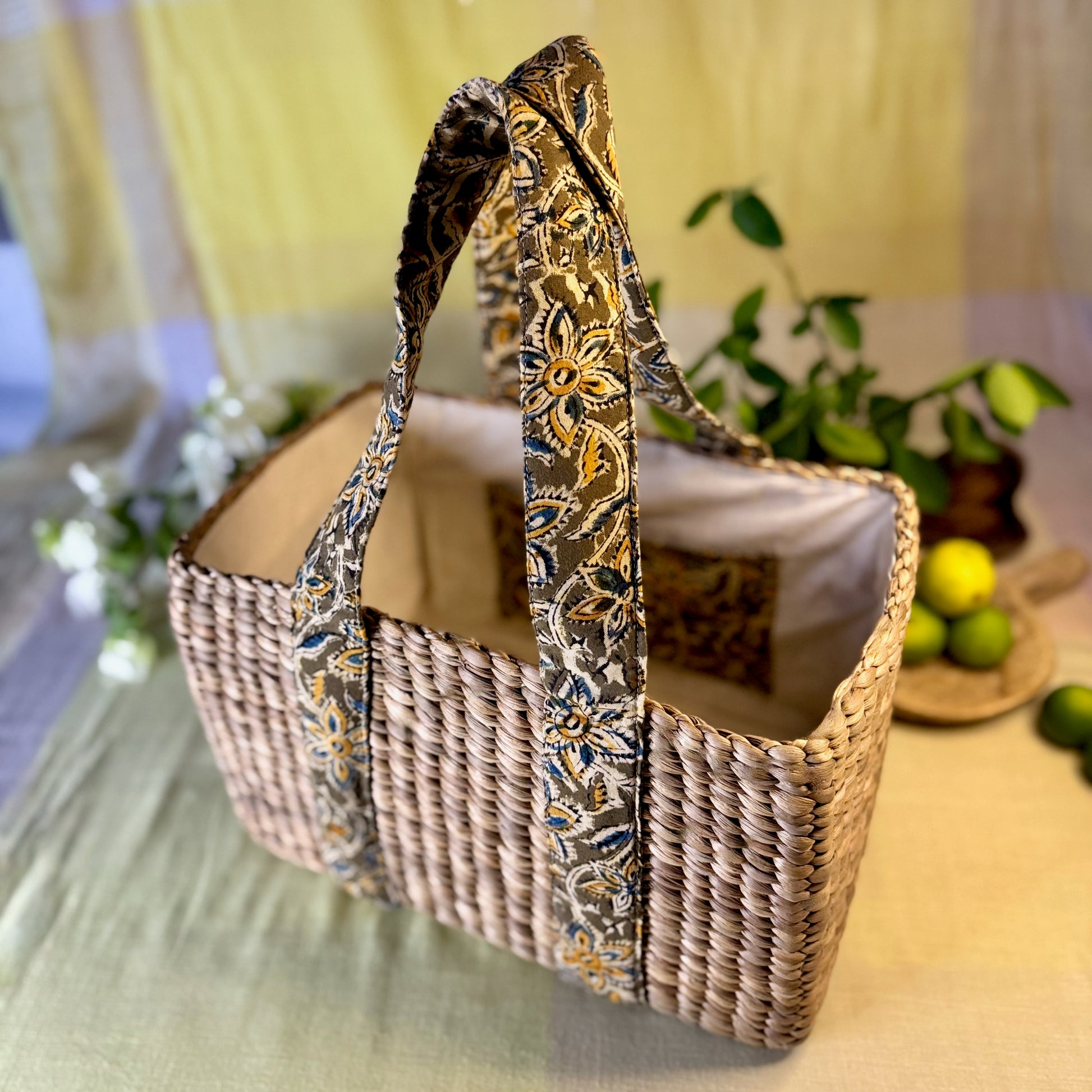 Large Water Hyacinth Basket Bag